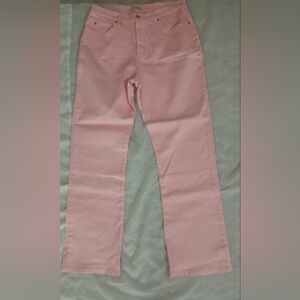 FDU French Dressing Women's Pink Wide Leg Jeans